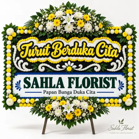 Papan Bunga Duka Tunjungan