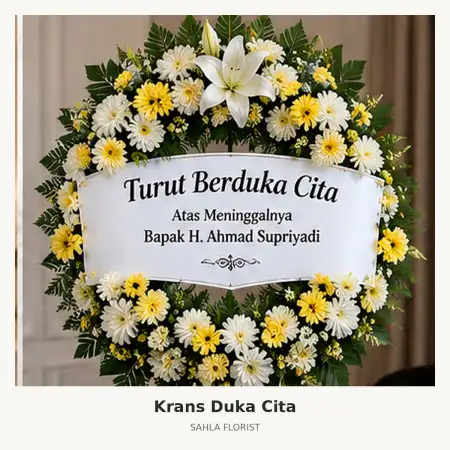 Krans Bunga Duka Tunjungan